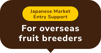 【Japanese Market Entry Support】For Overseas Fruit Growers